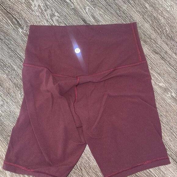 Lululemon Align Pink Biker Shorts - Picture 2 of 2